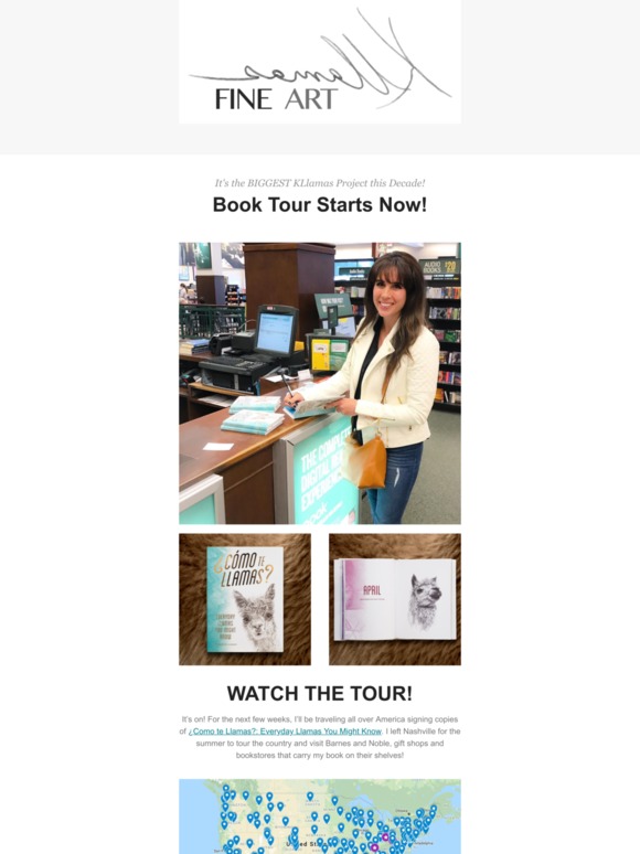 See a map of my BOOK TOUR!!