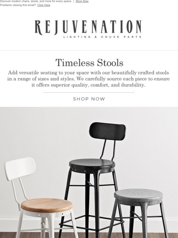 Pottery Barn Quality stool designs that are made to last Milled
