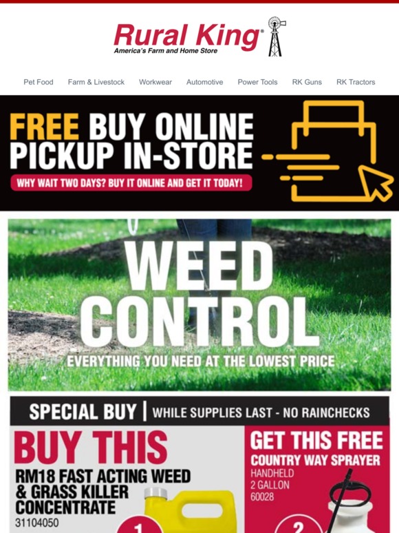 Rural Weed Control Nobody Beats Our Prices! Milled