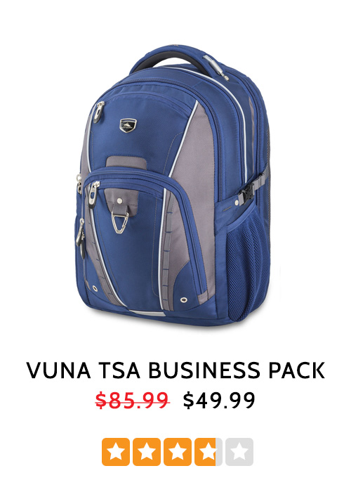 high sierra vuna tsa business backpack