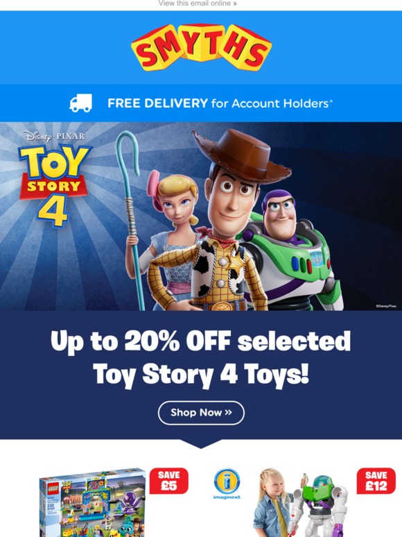 toy story characters smyths