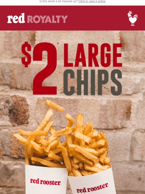 🗣 You heard correctly, $2 Large Chips instore now 🍟