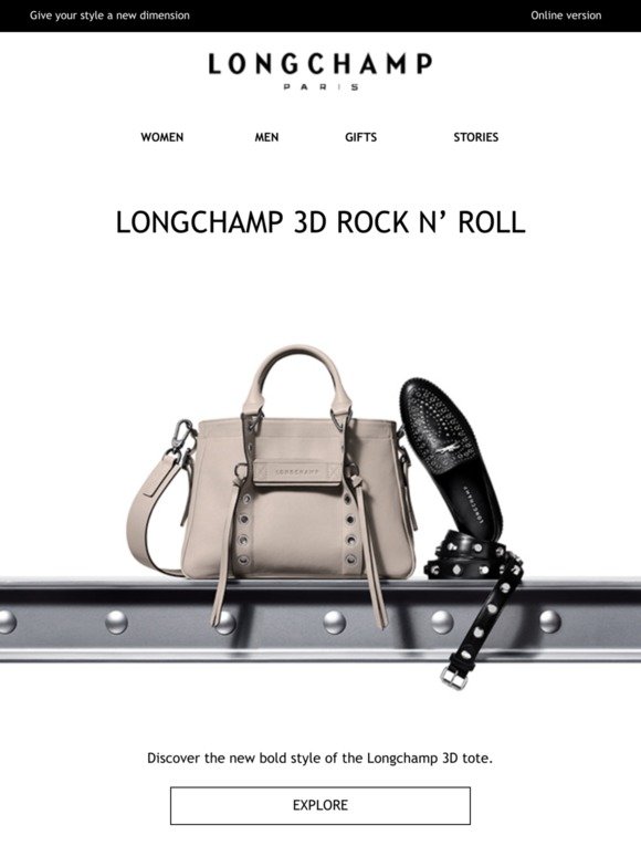 longchamp 3d rock