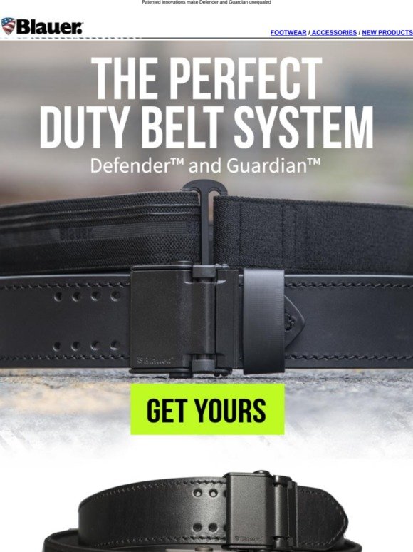 Blauer: The Perfect Duty Belt System | Milled