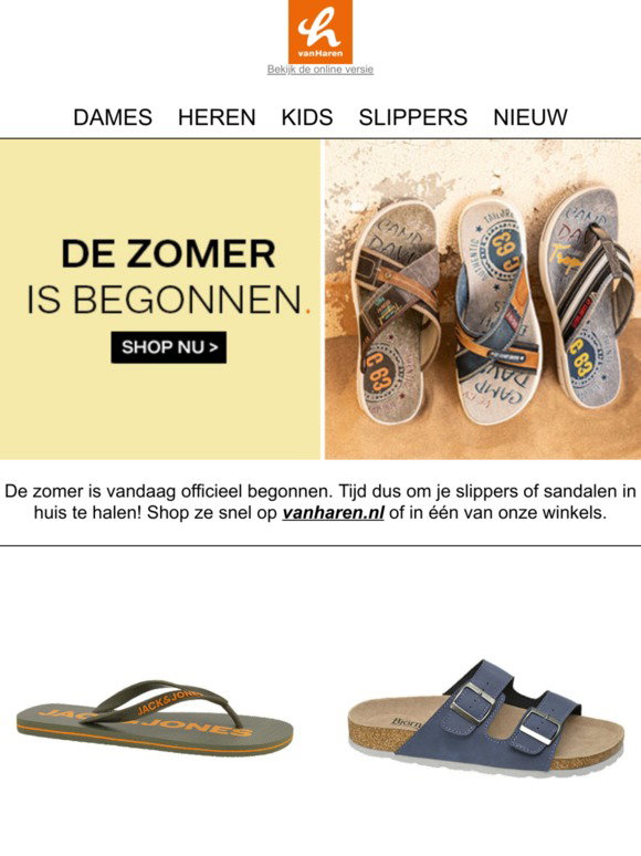 vanHaren: Het is zomer! Slippers vanaf €9,99 | Milled