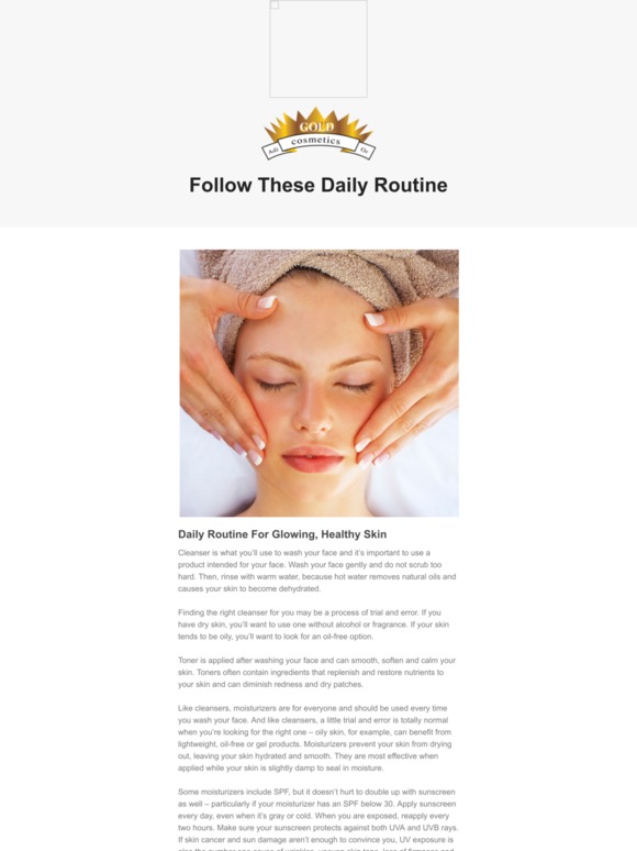 face wash then toner then moisturizer