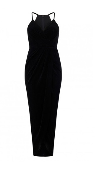 gail glitter jersey dress