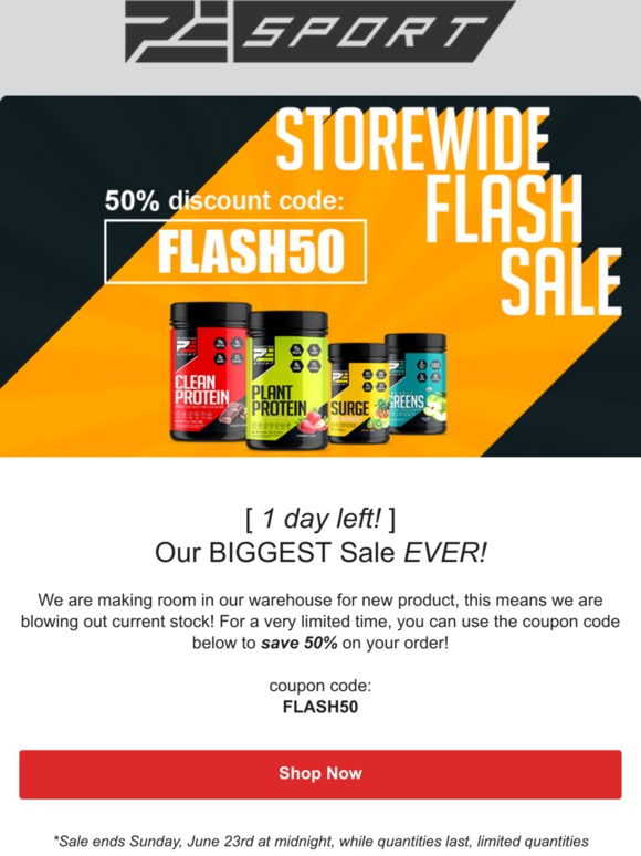 -Your 50% Off coupon expires soon | Biggest Sale EVER!