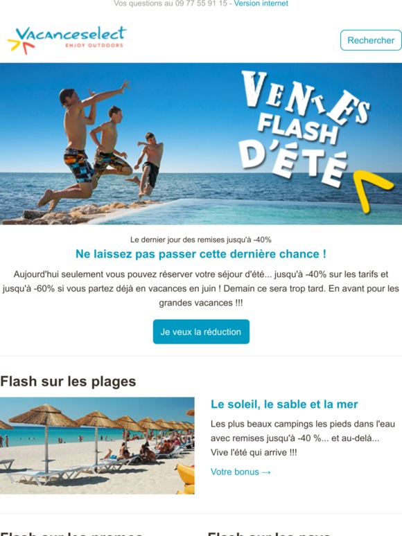 💰 Le tout dernier jour pour profiter des ventes flash