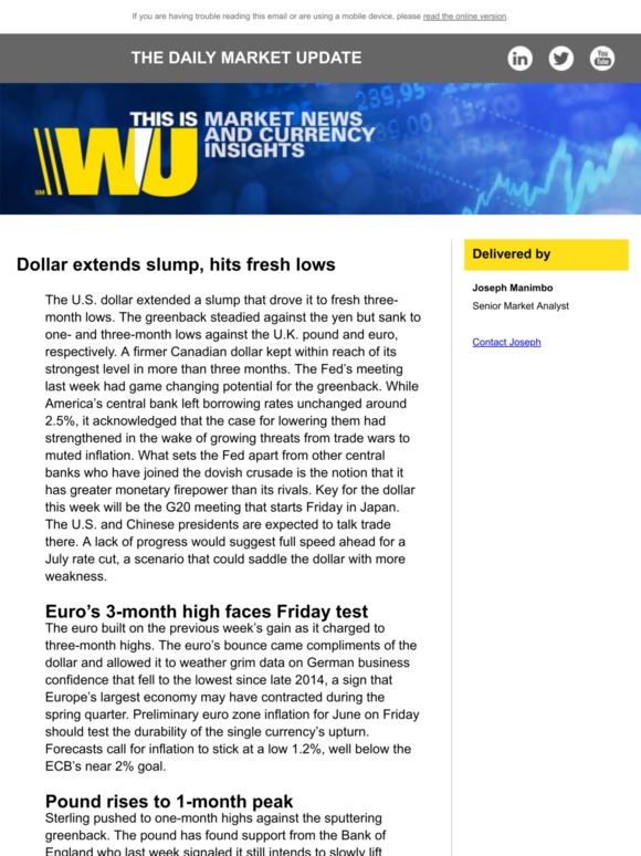 Dollar extends slump, hits fresh lows