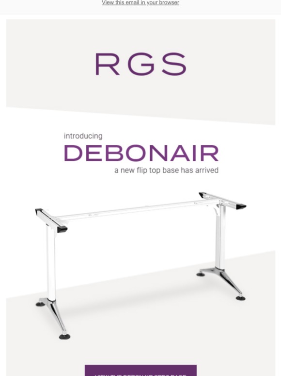 Regency Global Sourcing Furniture Introducing DEBONAIR—A New Flip Top