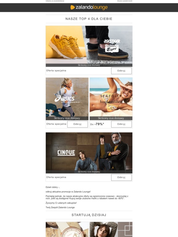 zalando lounge asics