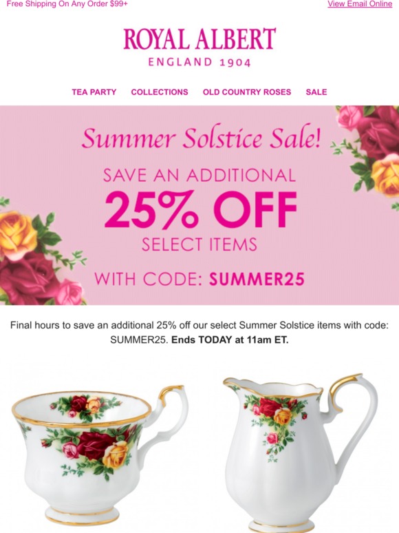 Hours left! 25% Summer Solstice