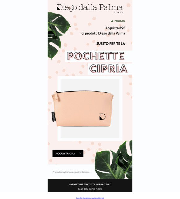 Diego dalla Palma IT: 👛Ricevi subito la pochette cipria! 🤩 | Milled