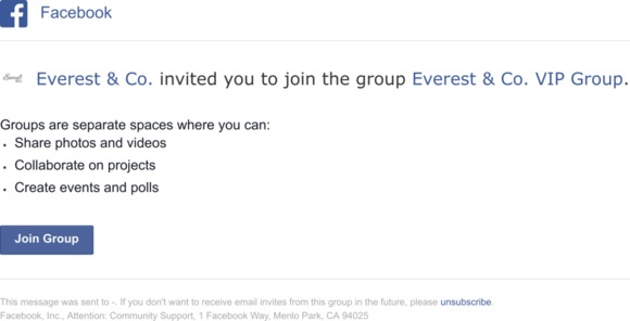 Everest & Co. invited you to join Everest & Co. VIP Group group