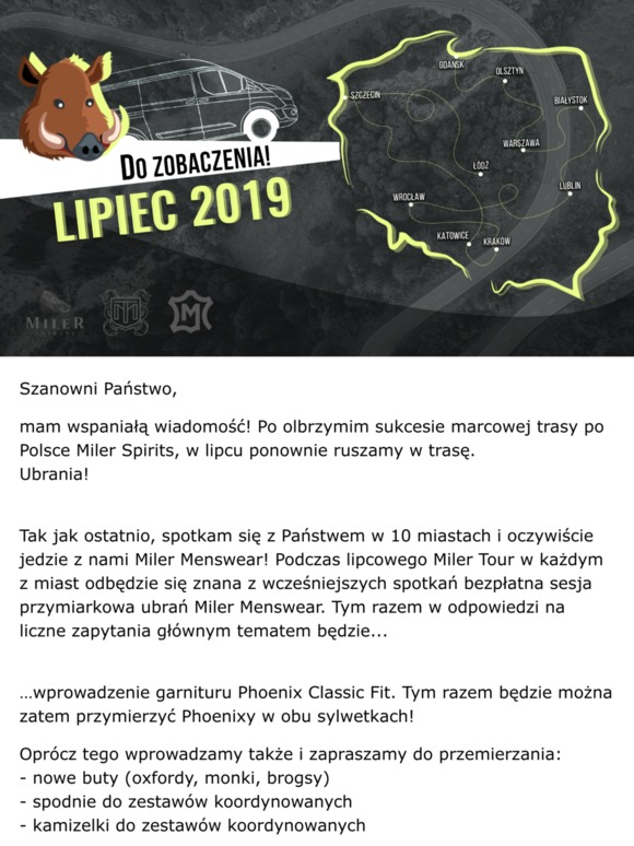 Spotkajmy się! Degustacje w całej Polsce w ramach Miler Tour Summer! >>