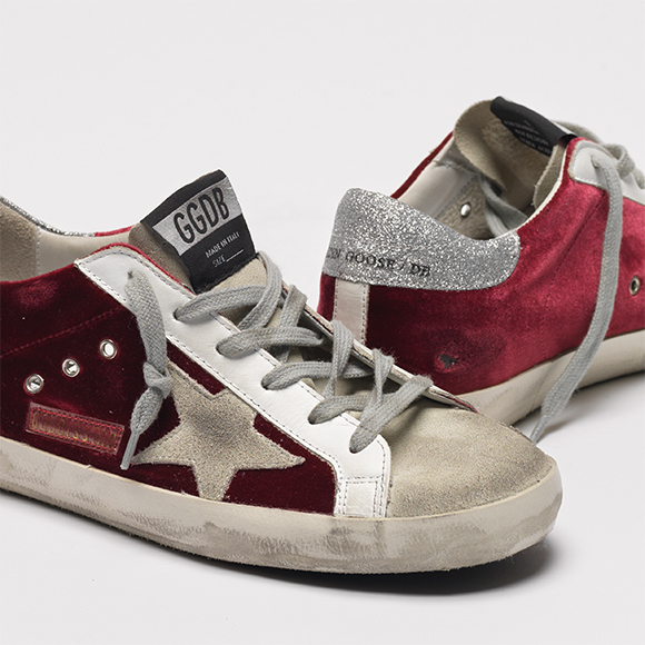 Golden goose burgundy velvet Clearance