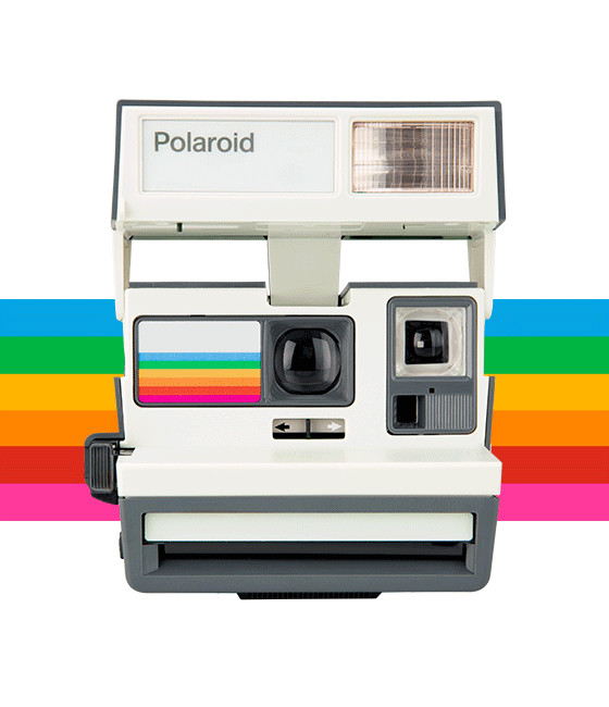 Polaroid 600 Camera - Classic Rainbow