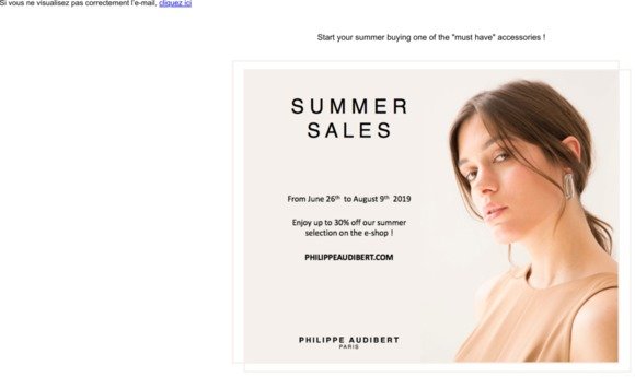 PHILIPPE AUDIBERT - Summer sales are online ! 