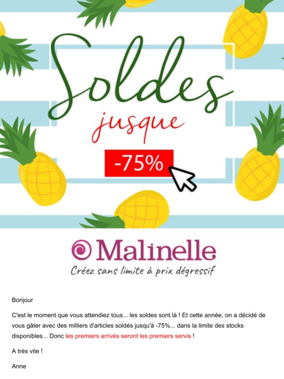 Soldes c'est parti ! jusqu'à -75% de remise