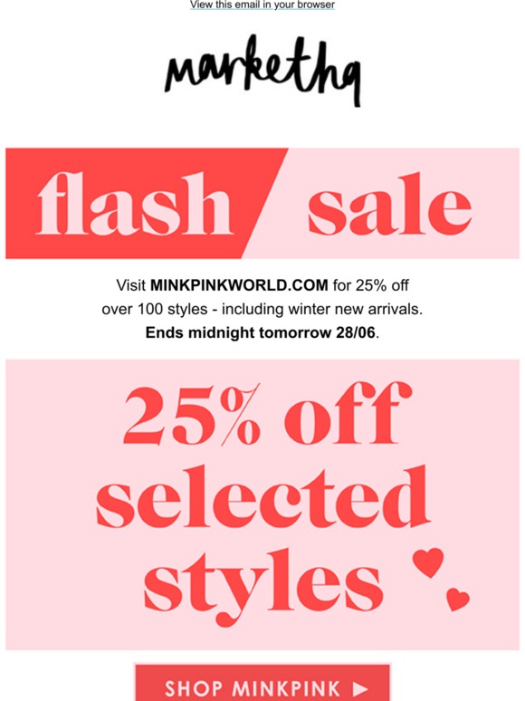 Flash Sale | MINKPINK