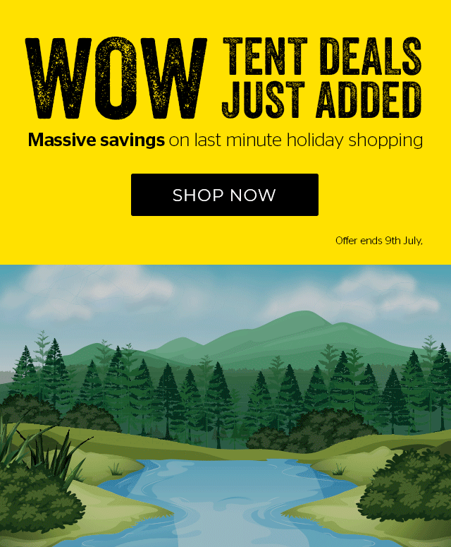 Go Outdoors Wow! New tent deals just added Save £251 on Airgo Horizon 4 bundle. Milled