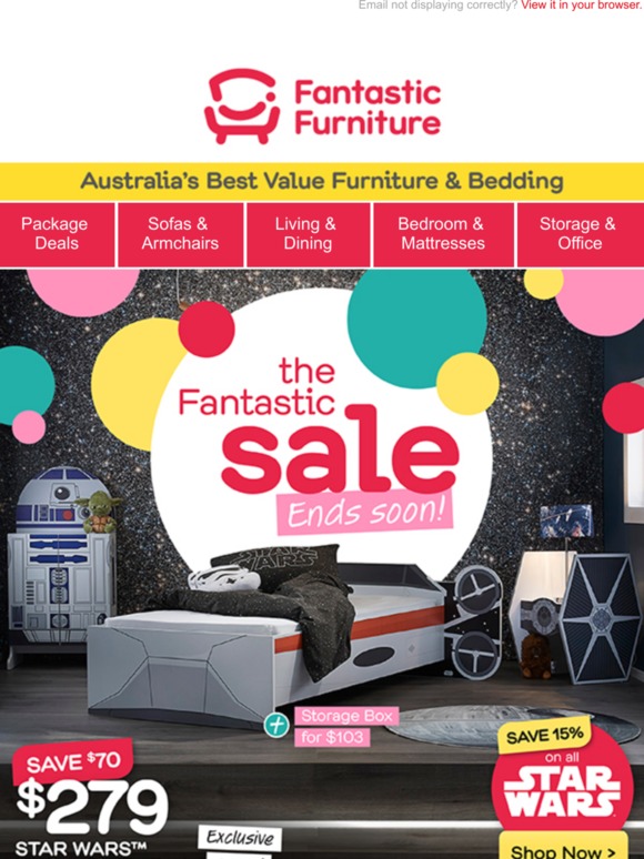 Fantastic furniture boxing day outlet sale