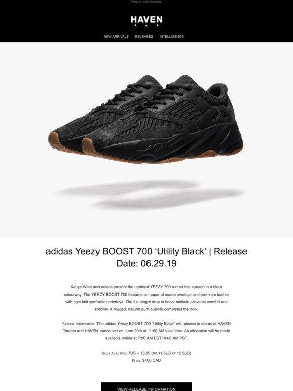utility black 700s