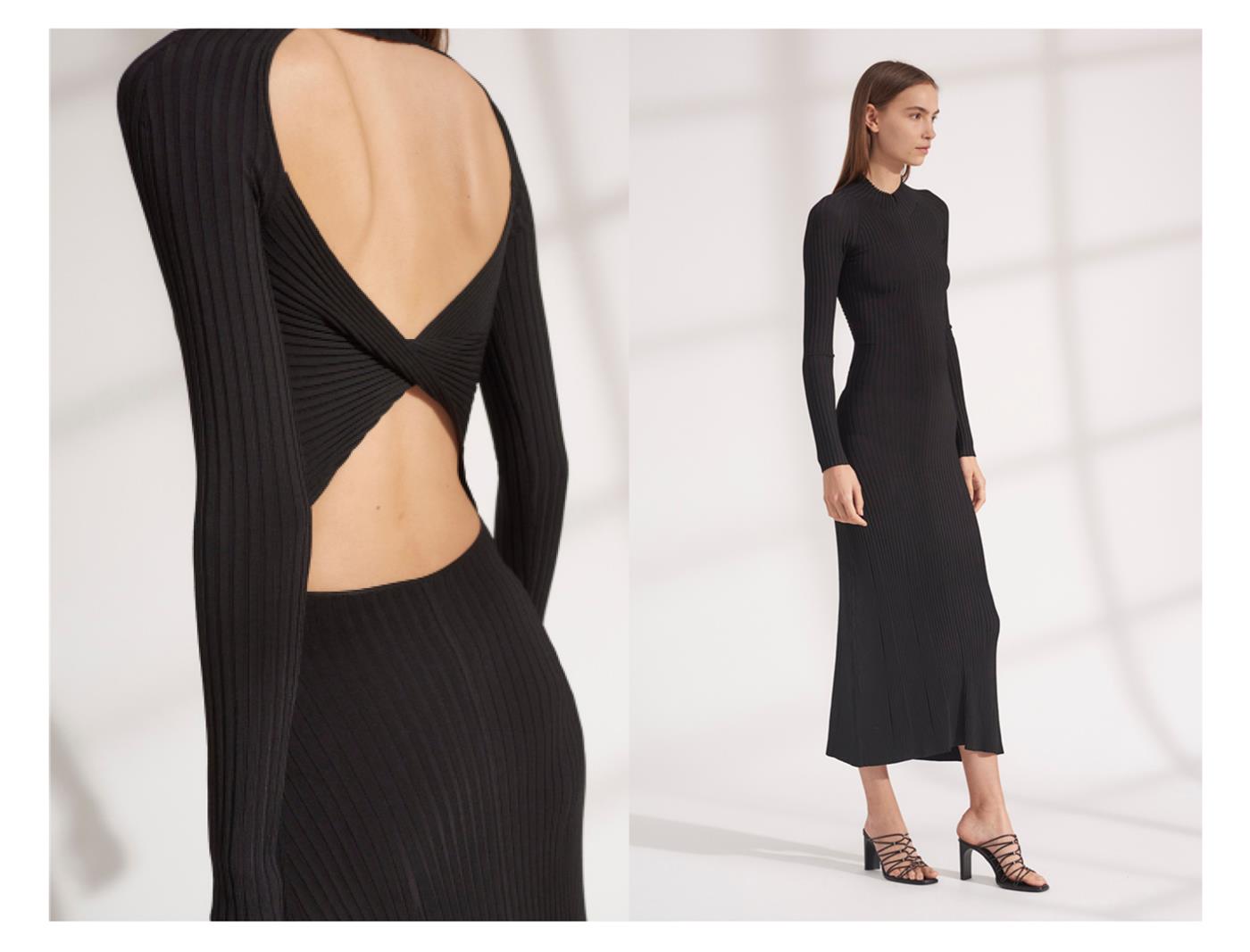 dion lee rib twist dress