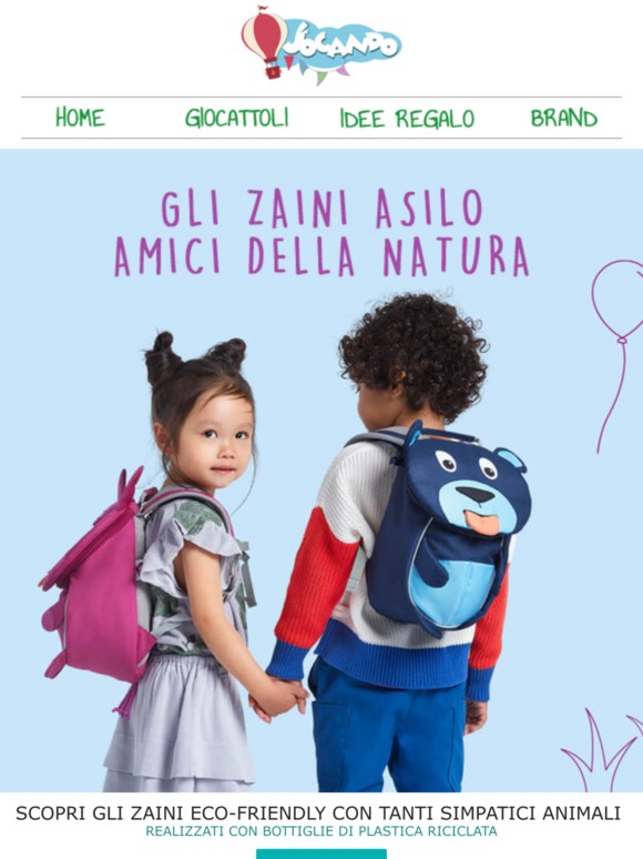 🎒 Zaini Scuola Asilo con i simpatici animali amati dai più piccoli. Scopri tutte le novità