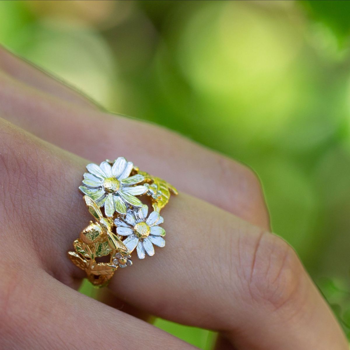 Alex monroe clearance daisy ring