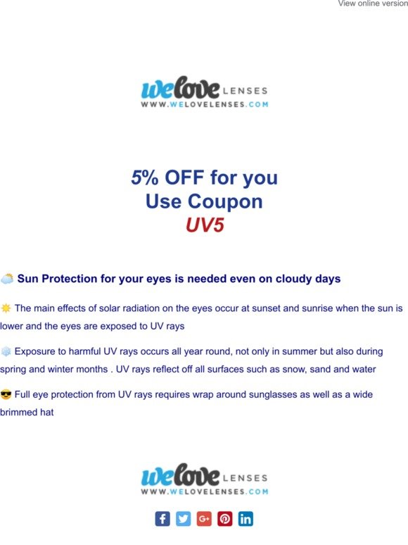 🌥️ 5% OFF & UV protection Tips