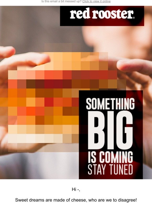 Something delicious is arriving at Red Rooster...