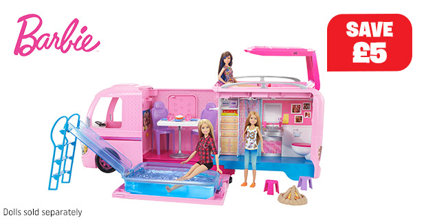 smyths barbie van