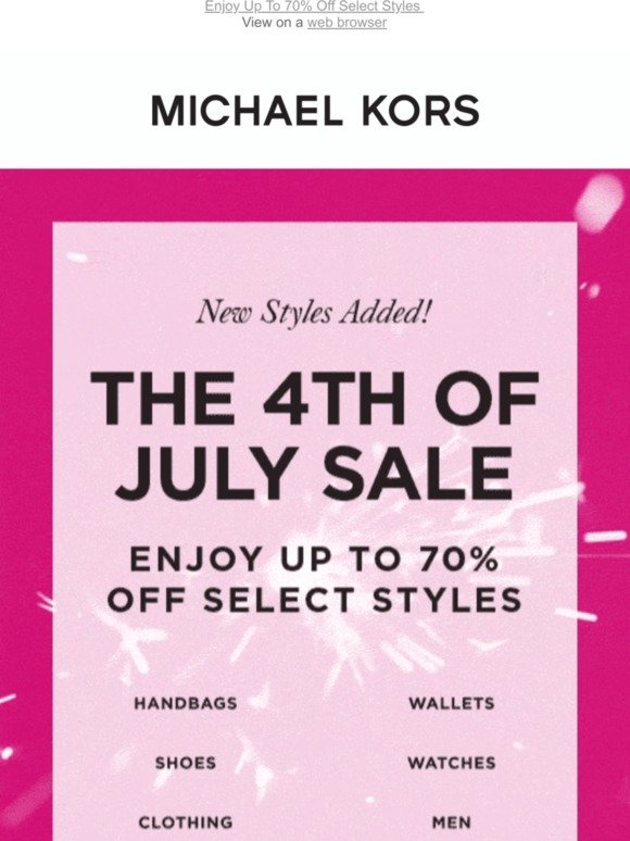Cue The Fireworks! Our 4th Of July Sale 