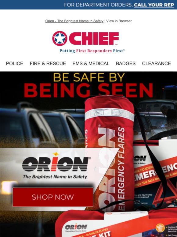 We Carry The Brightest Name in Safety
