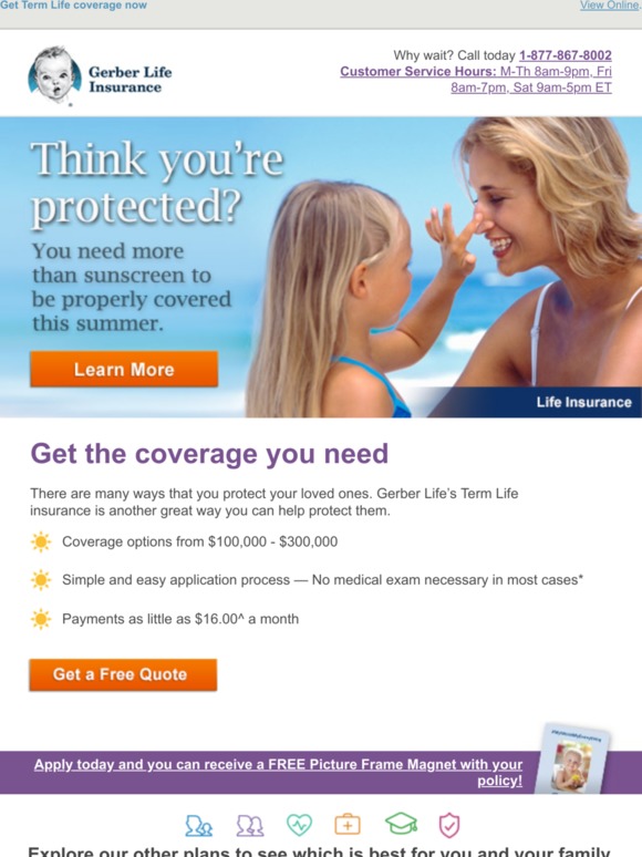 Gerber Life Insurance Discover the best way to protect Gerber Life Insurance Discover the best way to protect