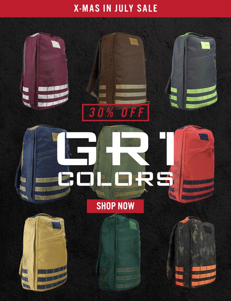 goruck gr1 colors