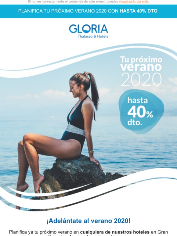 El verano siempre vuelve... ¡Y lo hará en el 2020! Hasta 40% dto. 🌞🐚