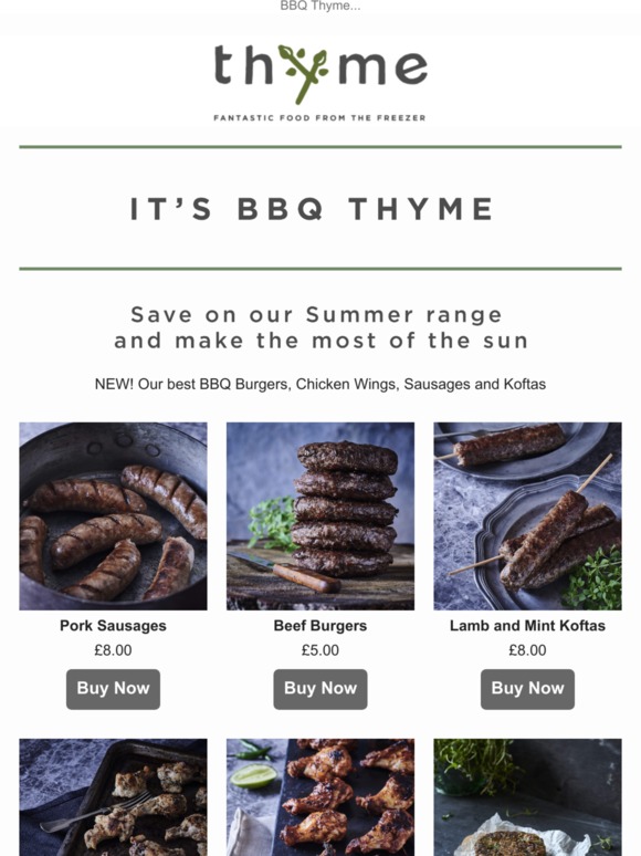 It's BBQ Thyme