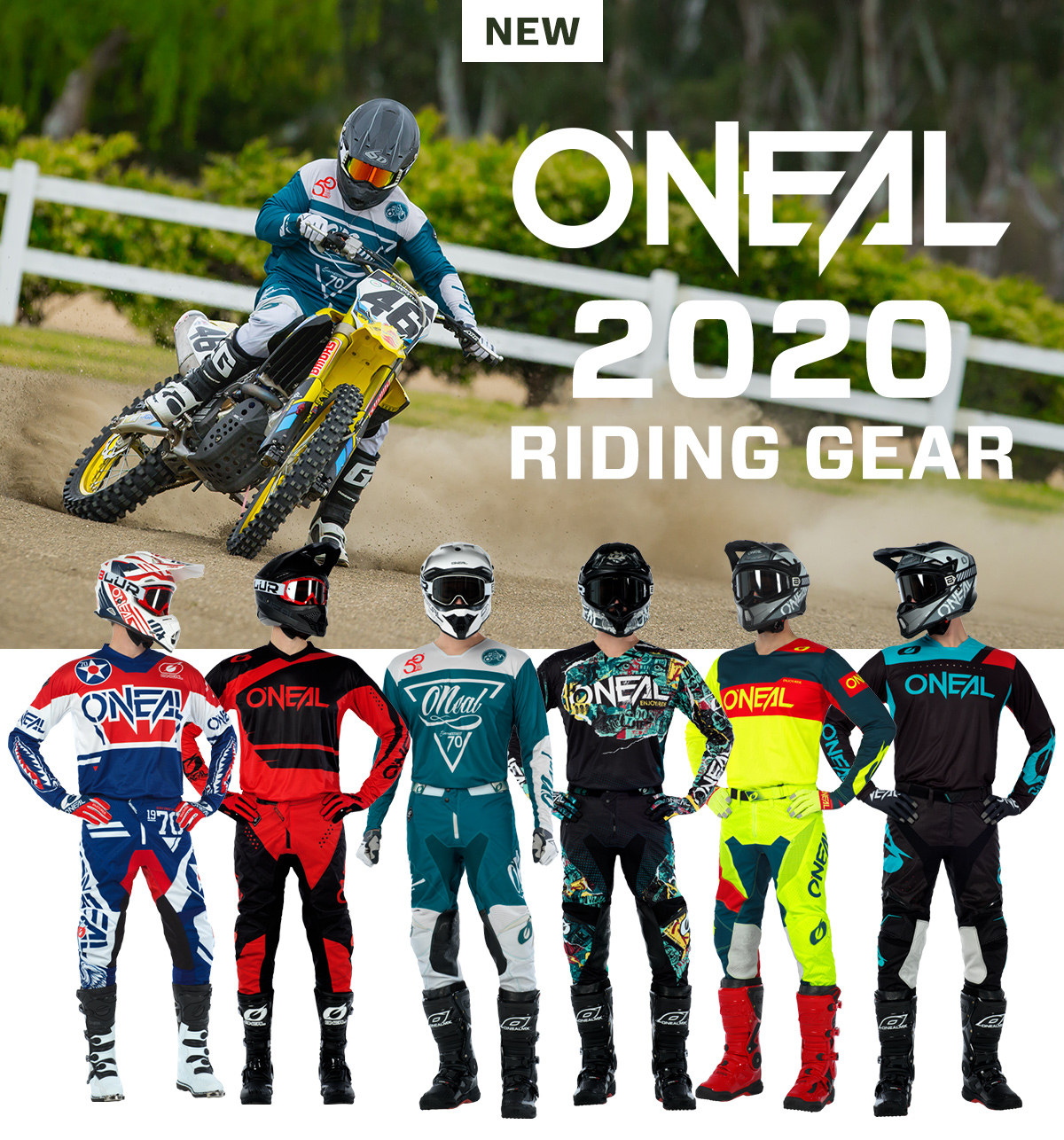 2020 oneal mx gear