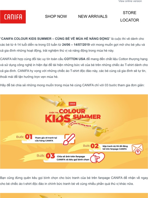 Cùng bé vẽ mùa hè năng động với cuộc thi "Colour Kids Summer"