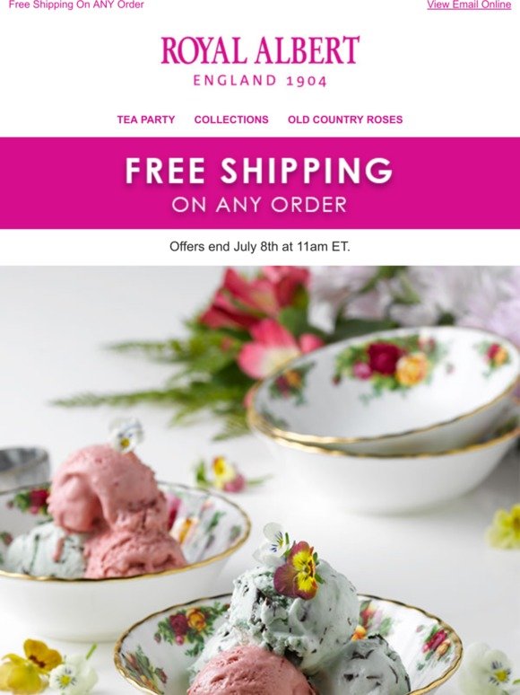 Cue the fireworks! Everything Ships for Free