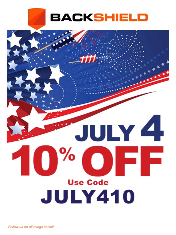 Happy 4th of July from BackShield!