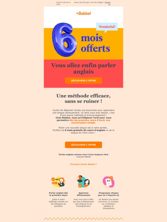 Saisissez votre chance quand elle se présente !