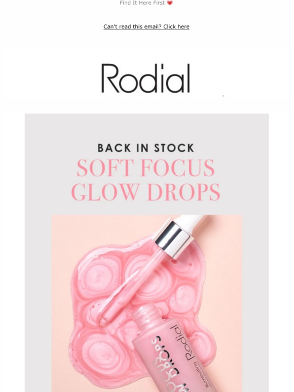 soft glow drops rodial