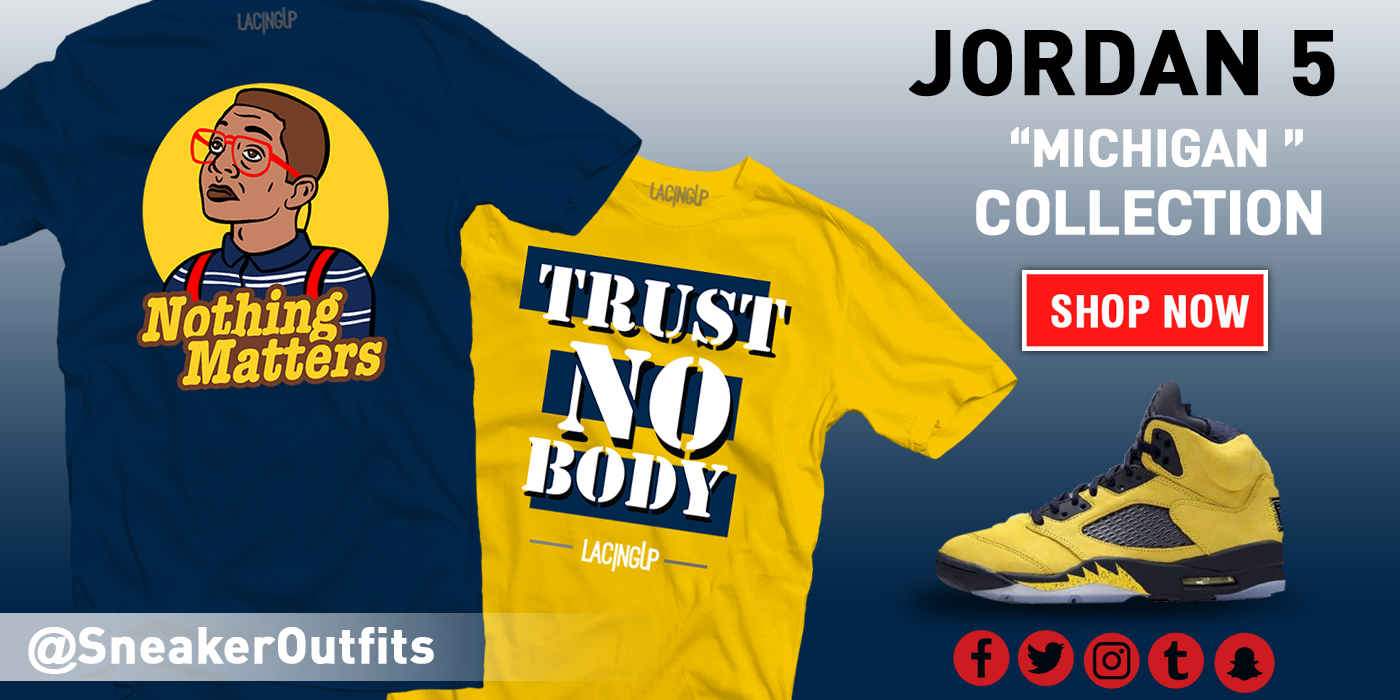 jordan 5 michigan shirts