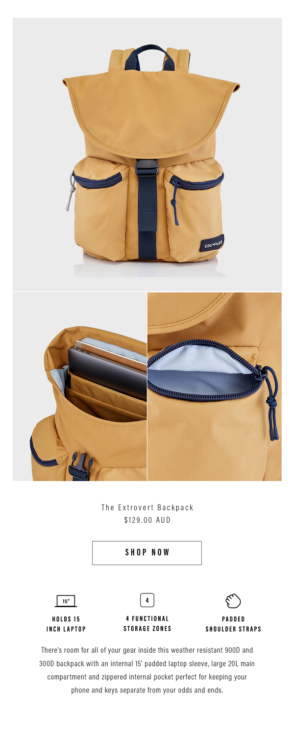 crumpler extrovert backpack