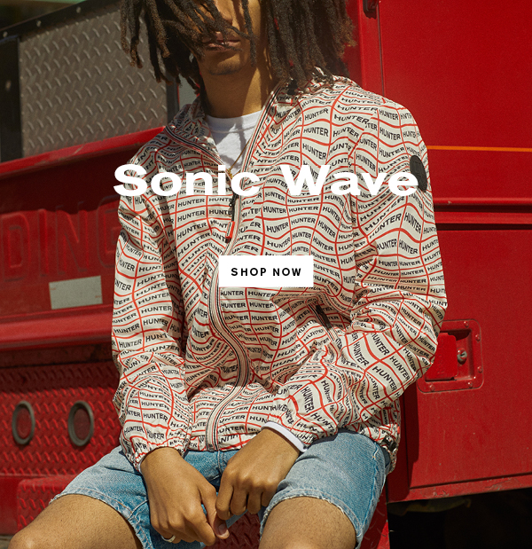 hunter exploded logo jacket