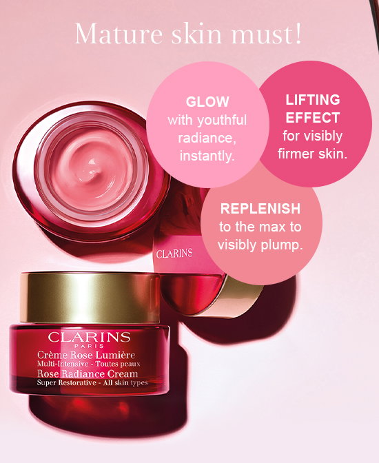 clarins pink cream